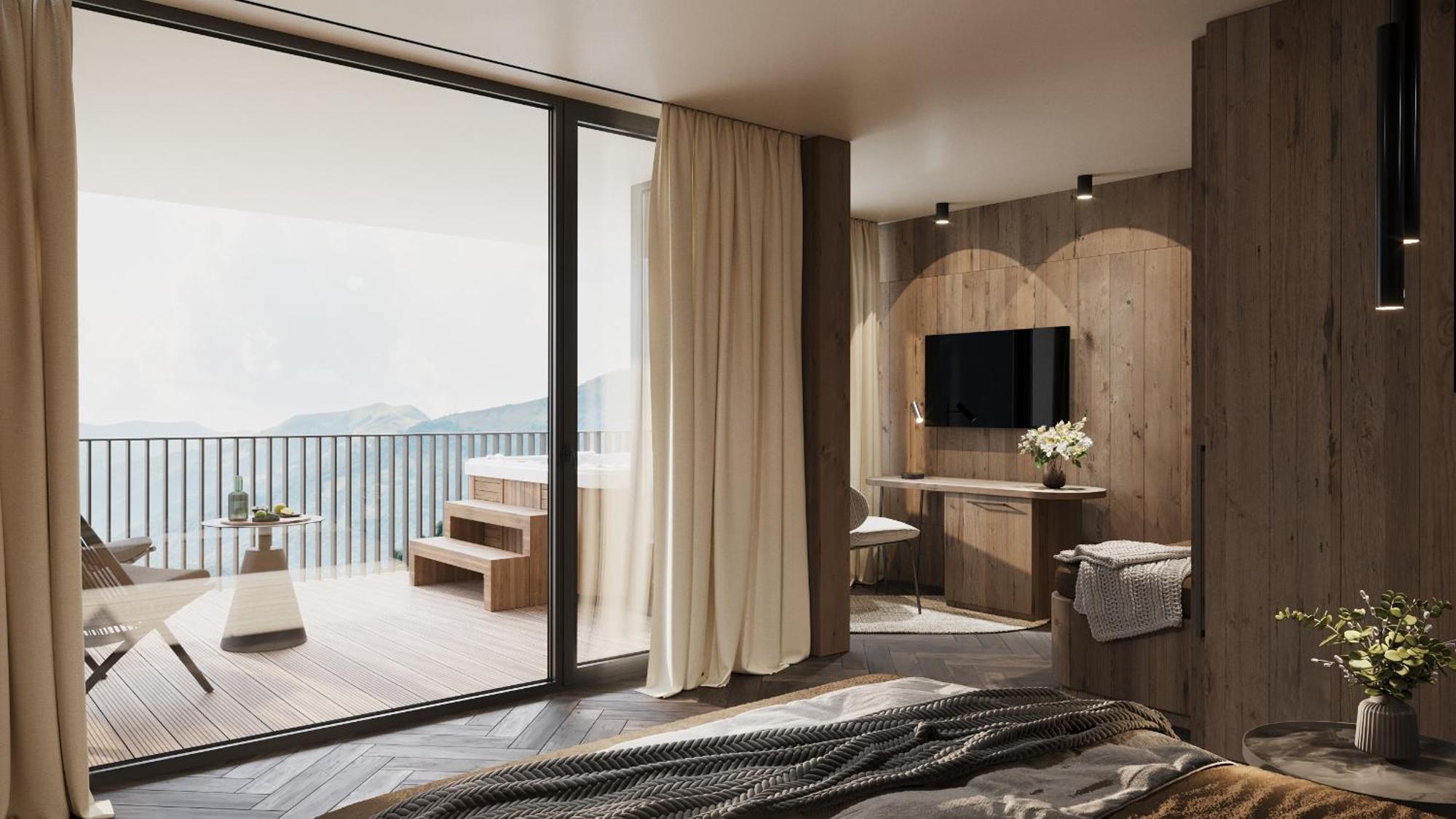 Sonnenberg Panorama Dolomites Wellbeing Hotel Maranza Bagian luar foto